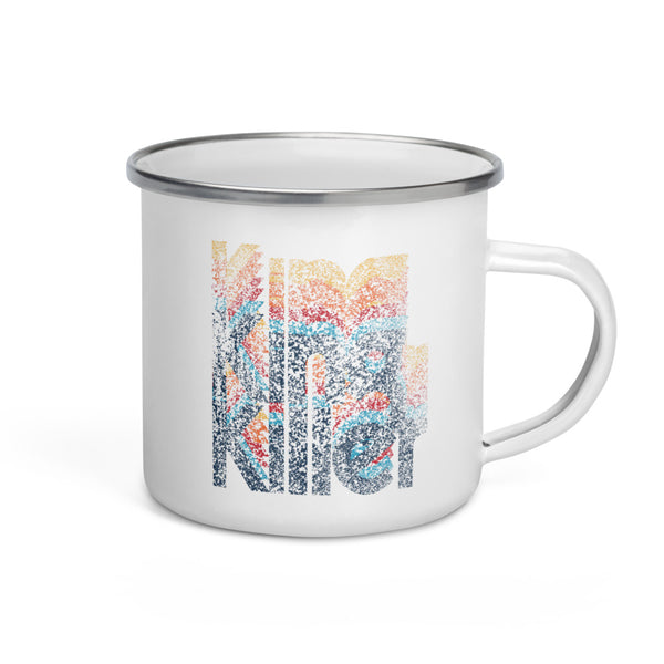 King Killer Faded Logo Enamel Coffee Mug