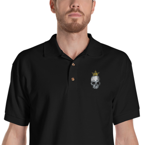 Skully Embroidered Polo Shirt