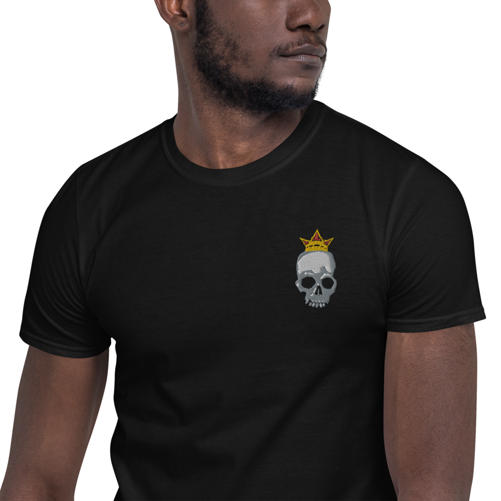 King Killer Embroidered Skully Short-Sleeve Unisex T-Shirt